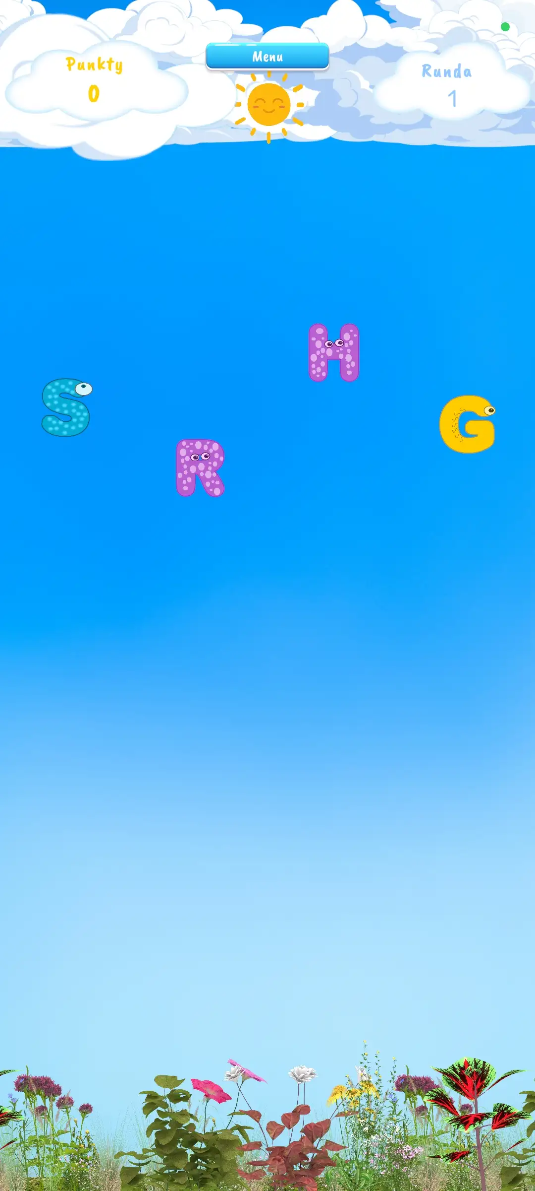 Falling Letters screenshot